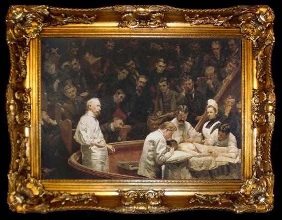 framed  Thomas Eakins the agnew clinic, ta009-2